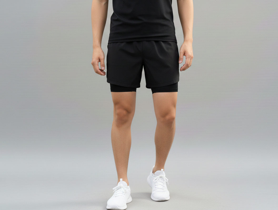 Essential Active Shorts (2-Layer) | BELVYNN