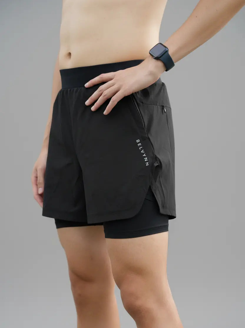 Essential Active Shorts (2-Layer) | BELVYNN